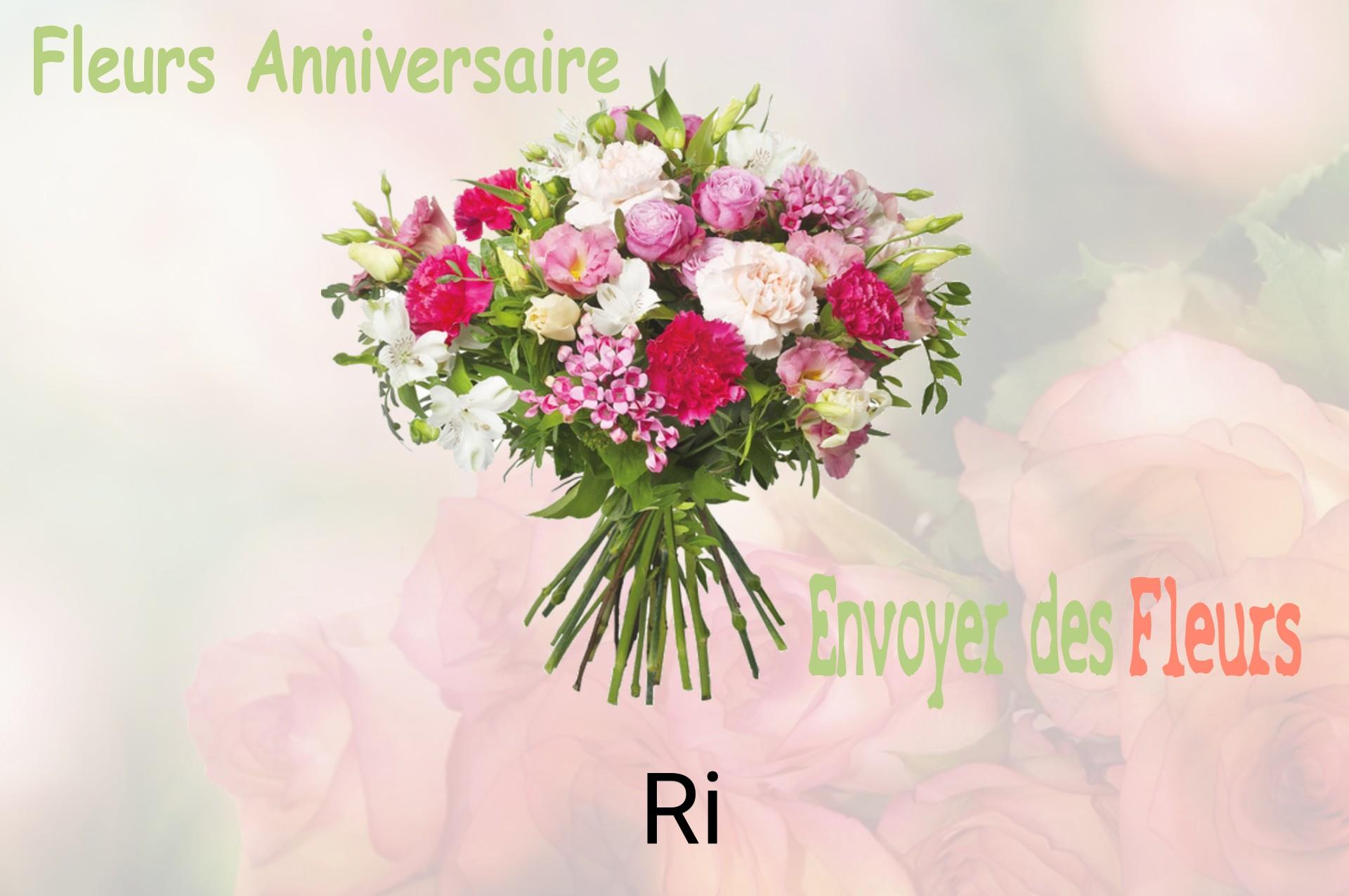 Bouquet de fleurs d’anniversaire livré à Ri