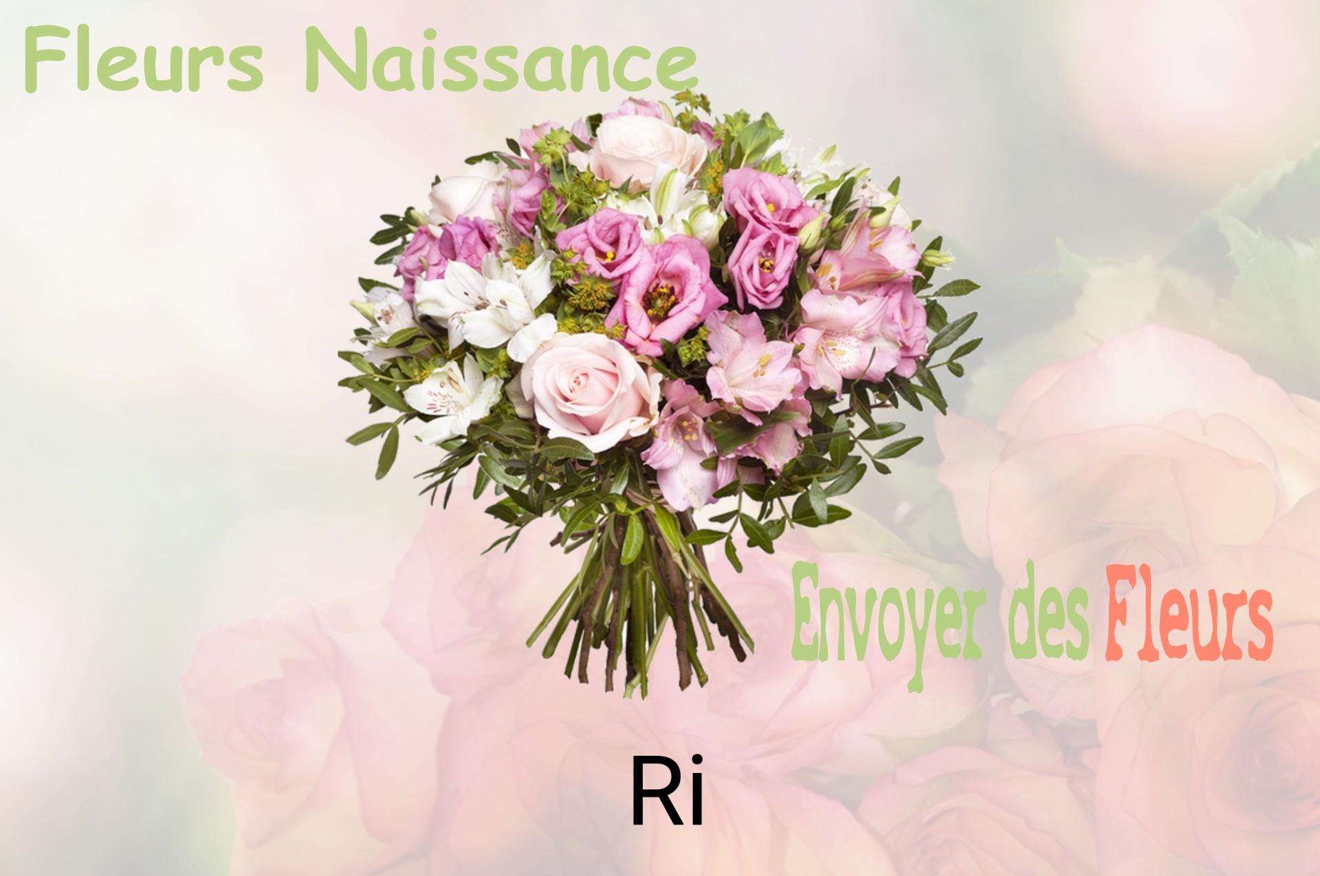 Bouquet de fleurs de naissance livré à Ri